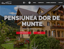 Tablet Screenshot of pensiuneadordemunte.ro